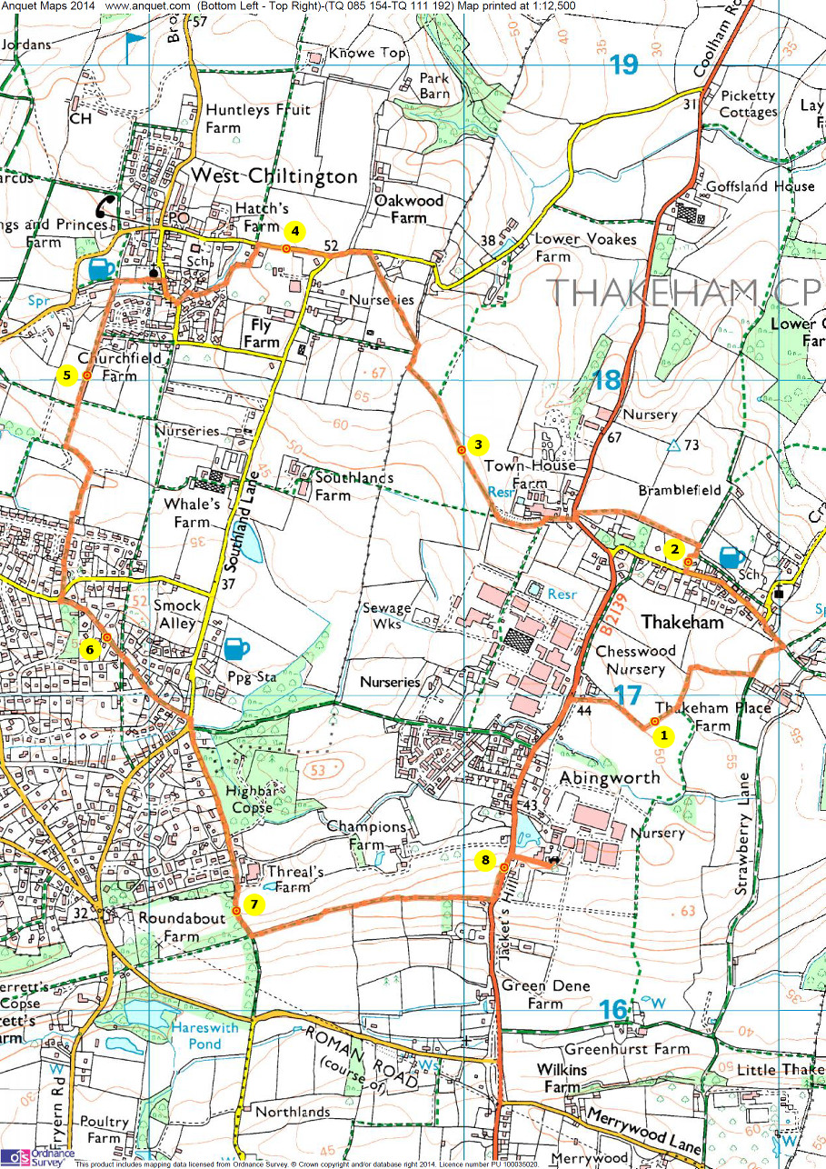 Abingworth Map