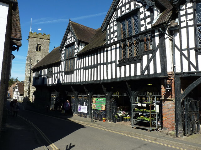 Much Wenlock Guildhall and market buildings by Richard Law