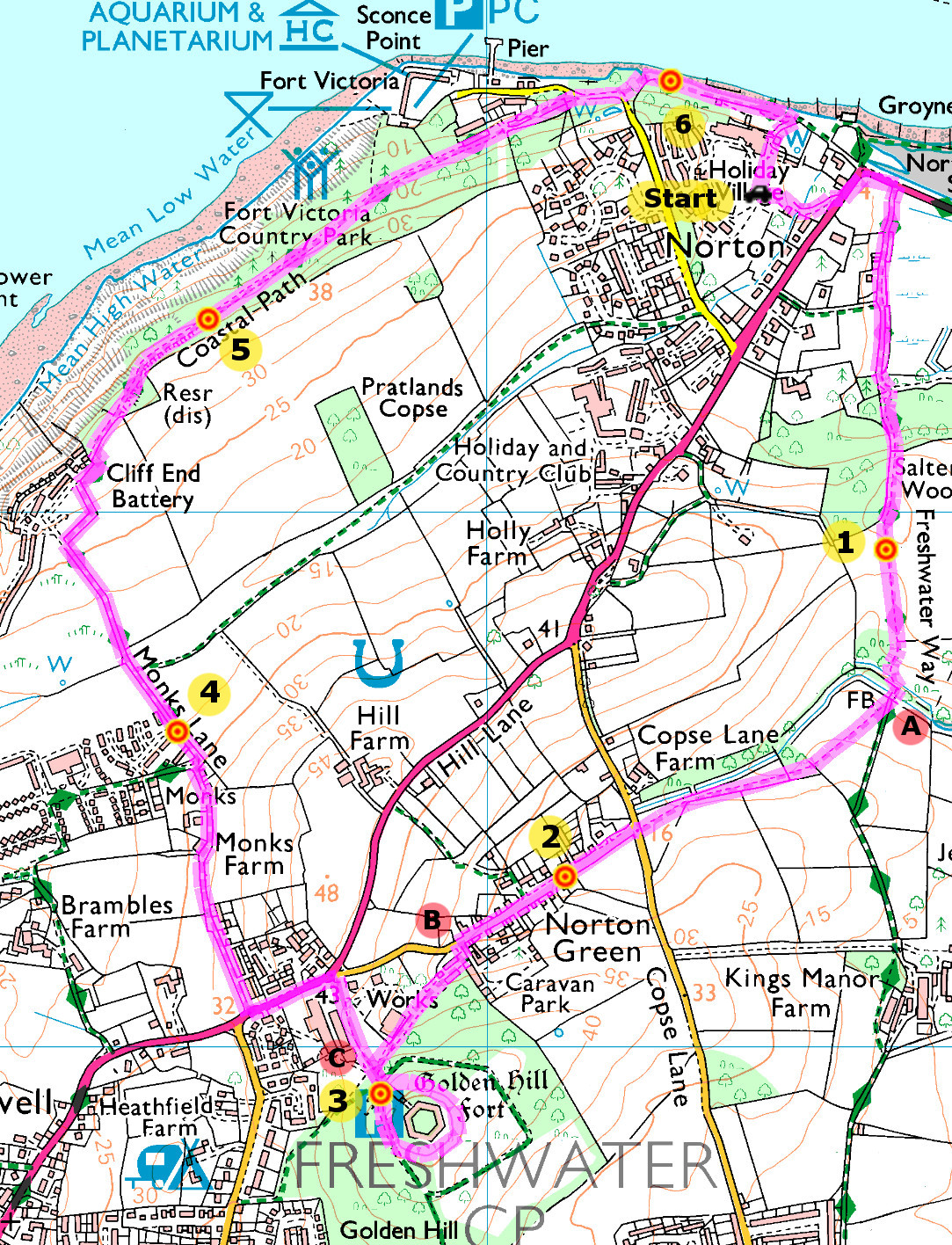 Norton Grange Map